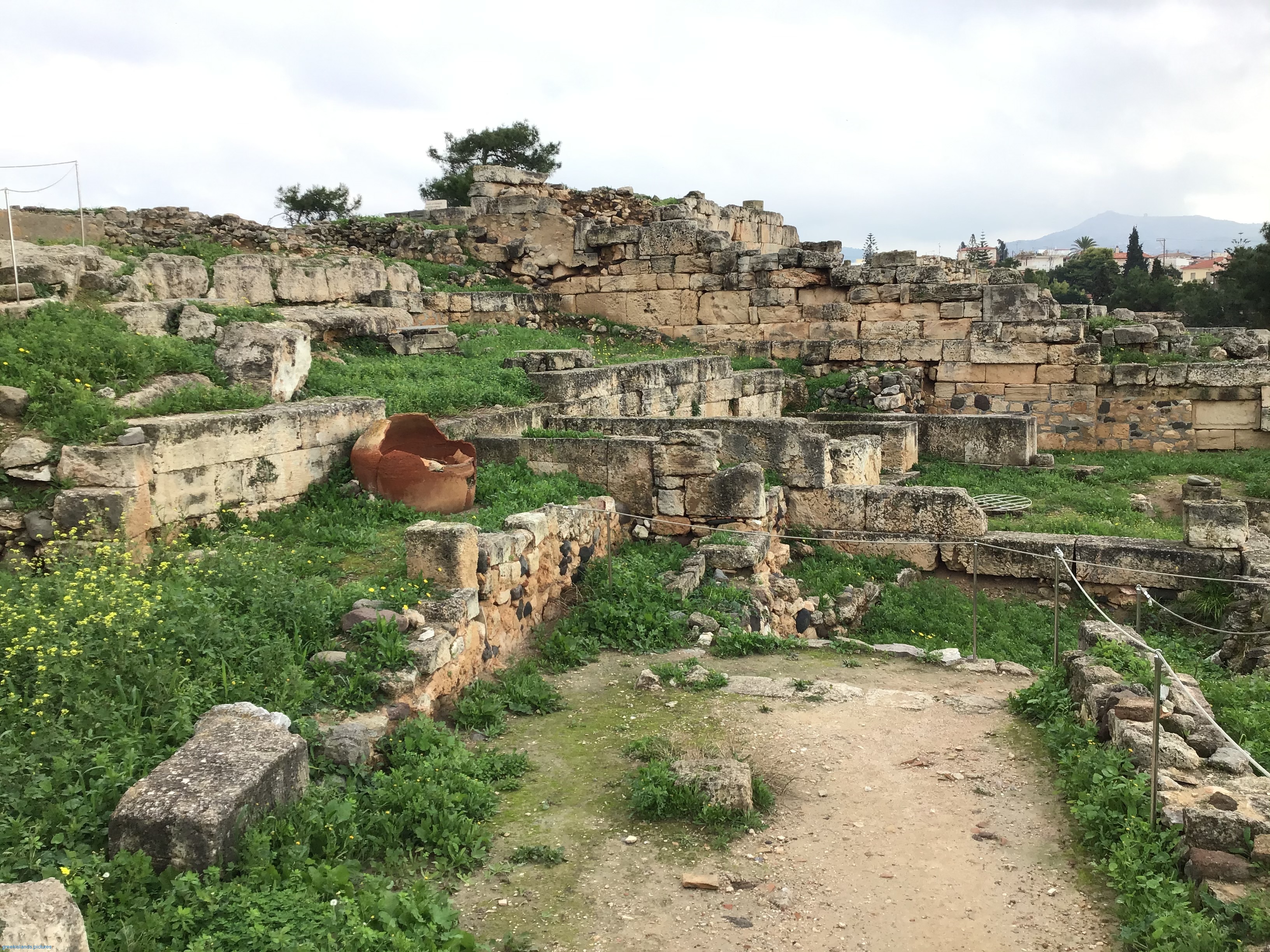 The ruins of the Temple of Apollo.