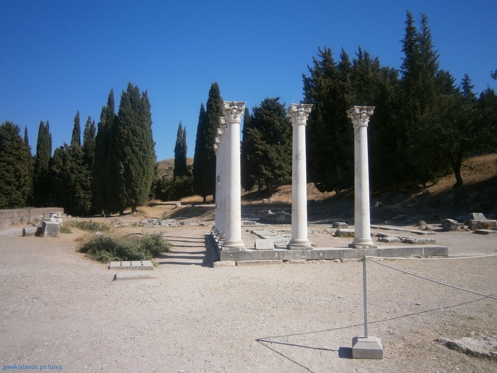 Asklepion archeological site on Kos island