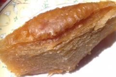 Sweet taste is the Koumian"koumiotikos" baklavas