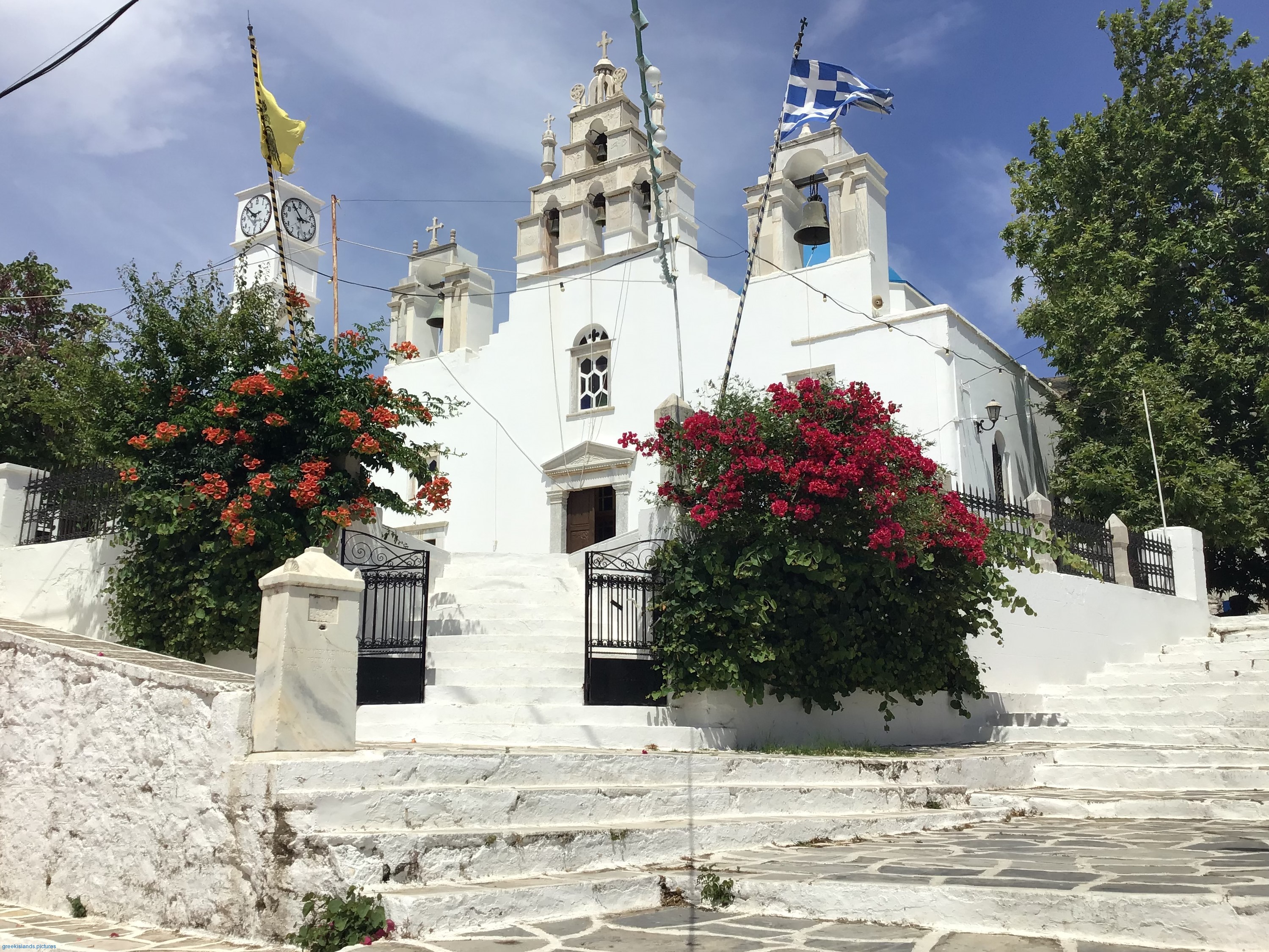 The church of Panagia Filotitisa, dedicated to the Assumption of the Virgin Mary, a basilica built in 1718 in the place of an old Byzantine temple.