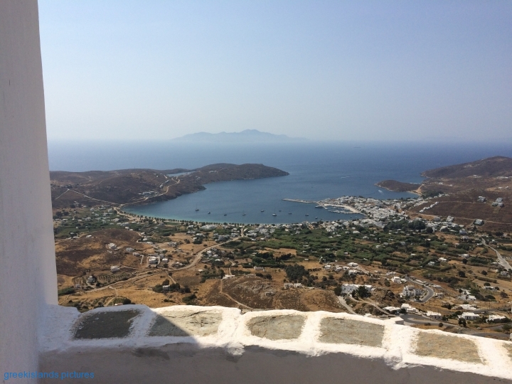 View from the Serifos Castle