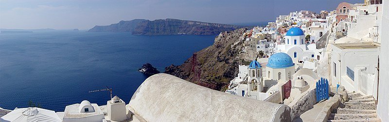 Santorini cave houses